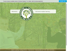 Tablet Screenshot of outdoorlearninguk.com